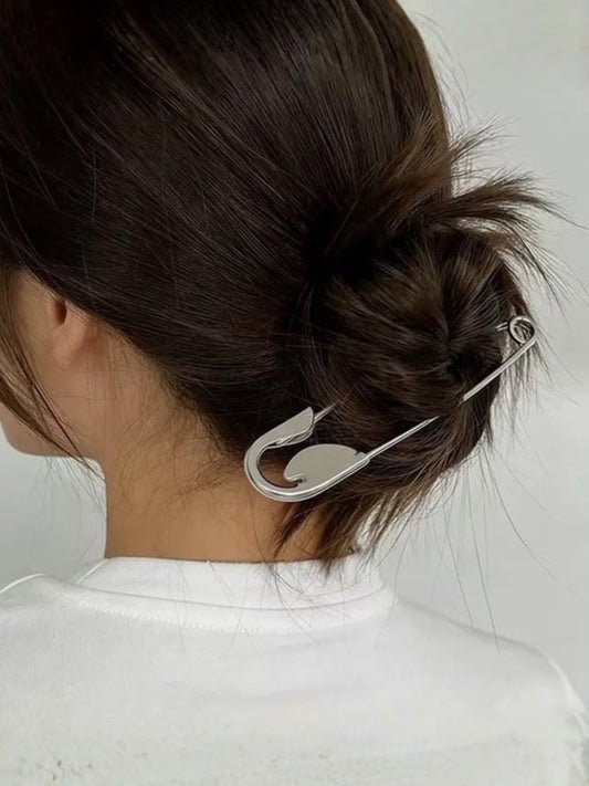 Ishhaara Stainless Steel Safety Pin Hair Clip